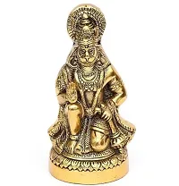 Metal Hanuman ji Murti / Bajrangbali Murti Idol Decorative Showpiece-thumb1