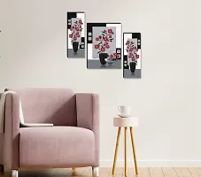 Set Of 3 Modern Art Digital Reprint Wall Painting With UV Texture Size 12x18 inches-thumb2