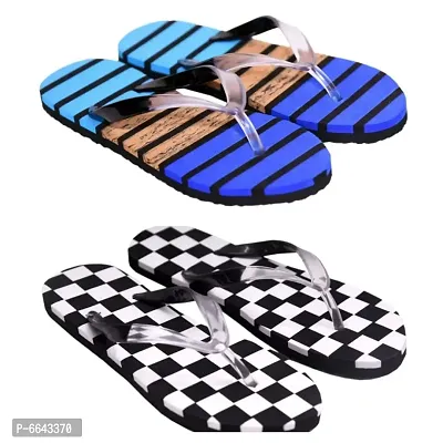 Women PU best quality comfortable slippers Pack of 2