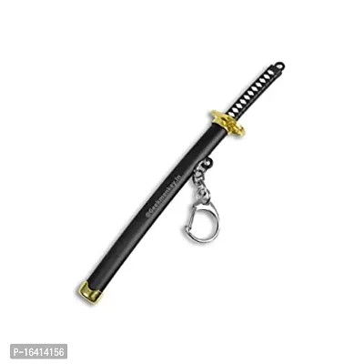 Samurai Katana Keychain With Scabbard Metal With Cover Random Design