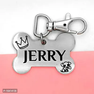 Stainless Steel Engraved Tag For Pet Dog Cat Id Customized Dog Tag Bone Large