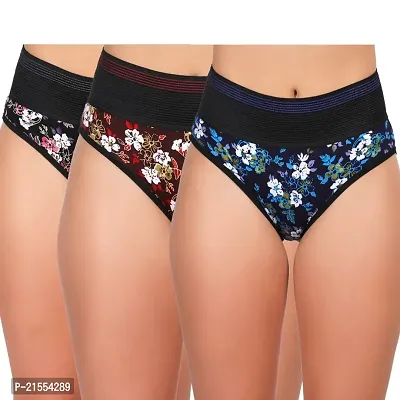 Zoyka Fashion Tummy Tuker type Women panty / Combo panties set / women briefs Pack of 3