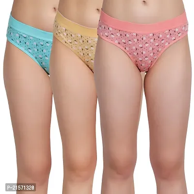 Zoyka Fashion Hipstar cotton  Women panty / Combo panties set / women briefs Pack of 3-thumb0