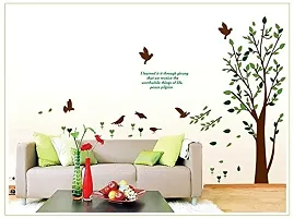 Asmi collection PVC Wall Stickers Royal Tree Birds XY1005-thumb1