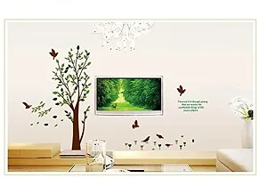 Asmi collection PVC Wall Stickers Royal Tree Birds XY1005-thumb3