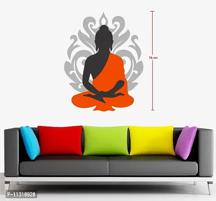 Asmi Collections Wall Stickers Beautiful God Buddha AS055-BIG-thumb2