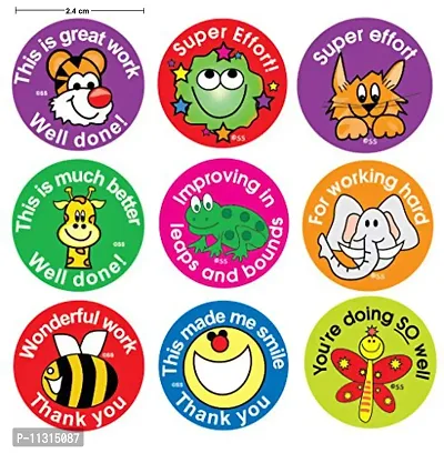 Asmi Collections Smiley Emoji Stickers - Set of 144-thumb2