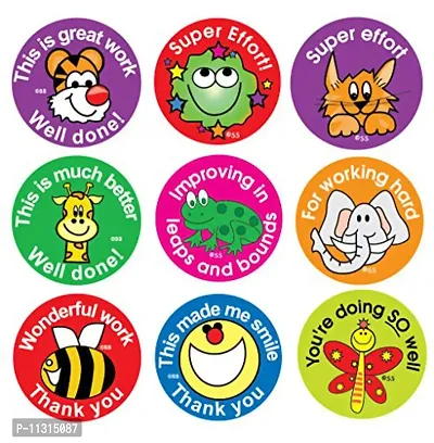 Asmi Collections Smiley Emoji Stickers - Set of 144-thumb0