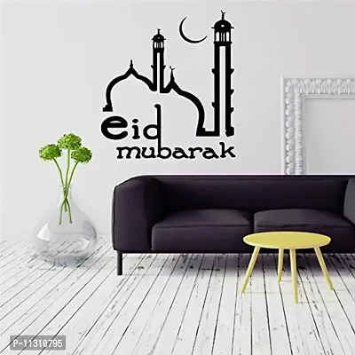 Asmi Collections PVC Wall Stickers Eid Mubarak