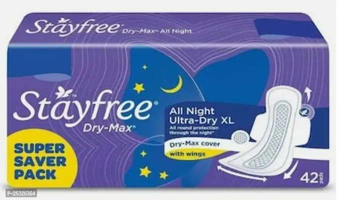 Stayfree Secure and heavy quality Ultra Thin Dry Cover Sanitary Pads For Women With Wings-thumb0