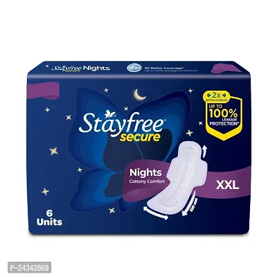 Stayfree Secure and heavy quality Ultra Thin Dry Cover Sanitary Pads For Women With Wings