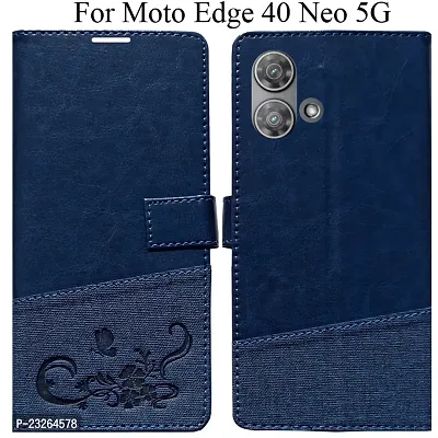 MAXSHAD Flip Cover For MOTO EDGE 40 NEO 5G MOTOROLA EDGE 40 NEO 5G