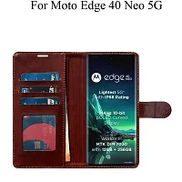 MAXSHAD Wallet Case Cover For MOTO EDGE 40 NEO 5G MOTOROLA EDGE 40 NEO 5G-thumb2