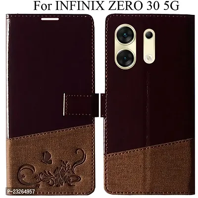 MAXSHAD Flip Cover For INFINIX ZERO 30 5G