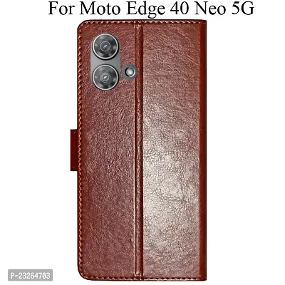 MAXSHAD Wallet Case Cover For MOTO EDGE 40 NEO 5G MOTOROLA EDGE 40 NEO 5G-thumb2