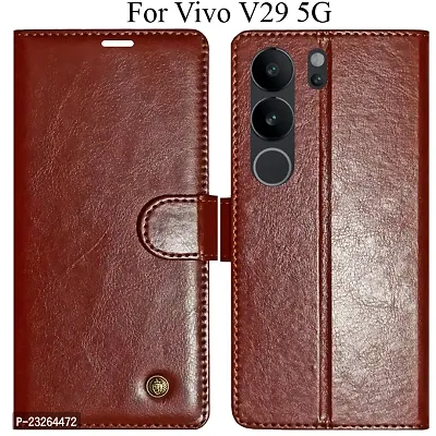 MAXSHAD Wallet Case Cover For Vivo V29 5G Vivo V 29 5G-thumb0