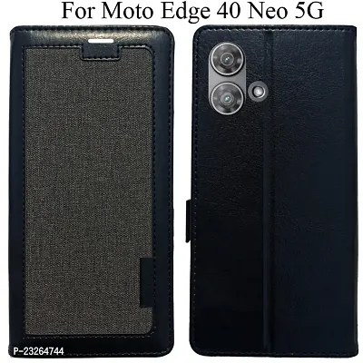 MAXSHAD Flip Cover For MOTO EDGE 40 NEO 5G MOTOROLA EDGE 40 NEO 5G-thumb0