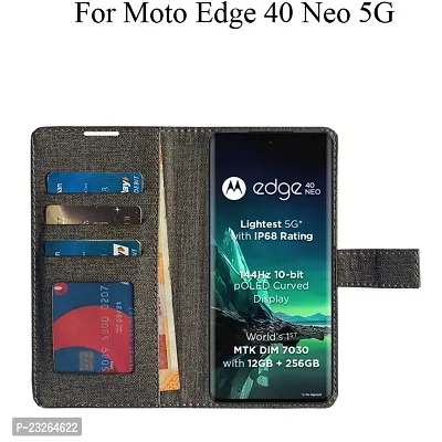 MAXSHAD Flip Cover For MOTO EDGE 40 NEO 5G MOTOROLA EDGE 40 NEO 5G-thumb3