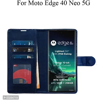 MAXSHAD Flip Cover For MOTO EDGE 40 NEO 5G MOTOROLA EDGE 40 NEO 5G-thumb3