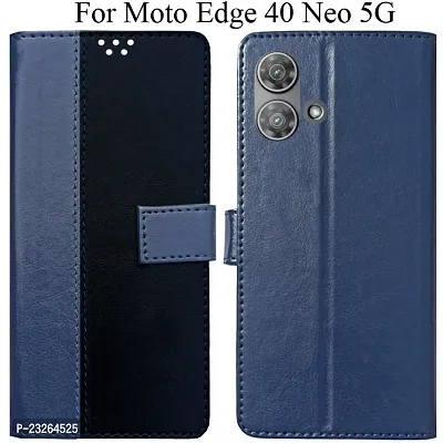 MAXSHAD Flip Cover For MOTO EDGE 40 NEO 5G MOTOROLA EDGE 40 NEO 5G-thumb0