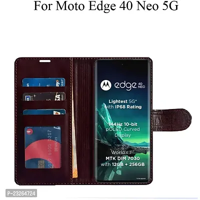 MAXSHAD Flip Cover For MOTO EDGE 40 NEO 5G MOTOROLA EDGE 40 NEO 5G-thumb3