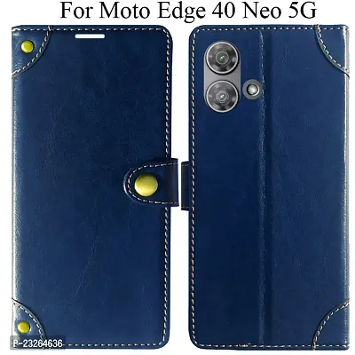 MAXSHAD Flip Cover For MOTO EDGE 40 NEO 5G MOTOROLA EDGE 40 NEO 5G