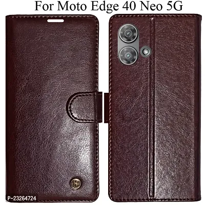 MAXSHAD Flip Cover For MOTO EDGE 40 NEO 5G MOTOROLA EDGE 40 NEO 5G