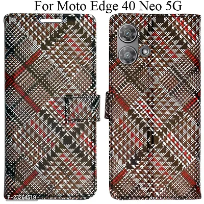 MAXSHAD Flip Cover For MOTO EDGE 40 NEO 5G MOTOROLA EDGE 40 NEO 5G