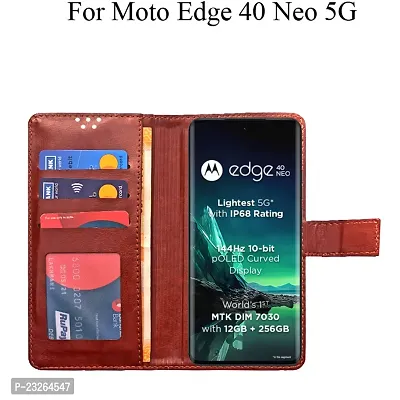 MAXSHAD Flip Cover For MOTO EDGE 40 NEO 5G MOTOROLA EDGE 40 NEO 5G-thumb3