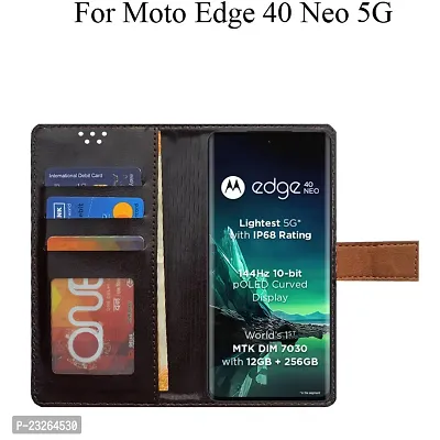 MAXSHAD Flip Cover For MOTO EDGE 40 NEO 5G MOTOROLA EDGE 40 NEO 5G-thumb3