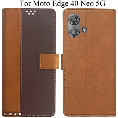 MAXSHAD Flip Cover For MOTO EDGE 40 NEO 5G MOTOROLA EDGE 40 NEO 5G