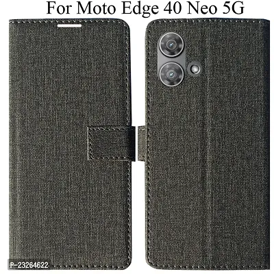 MAXSHAD Flip Cover For MOTO EDGE 40 NEO 5G MOTOROLA EDGE 40 NEO 5G-thumb0