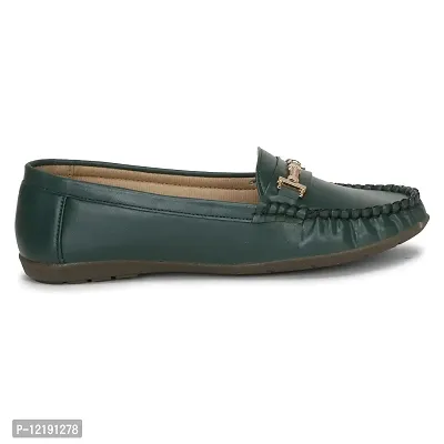 ZINXE(504 Women Fashionable and Latest Collection & Comfortable Bellies for Women Moccasins (Green, Numeric_4)-thumb3