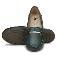 ZINXE(504 Women Fashionable and Latest Collection & Comfortable Bellies for Women Moccasins (Green, Numeric_4)-thumb4
