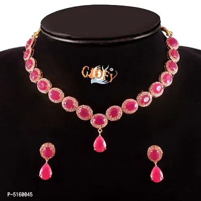 Party wear Necklace Set For Women  And Girls-thumb0