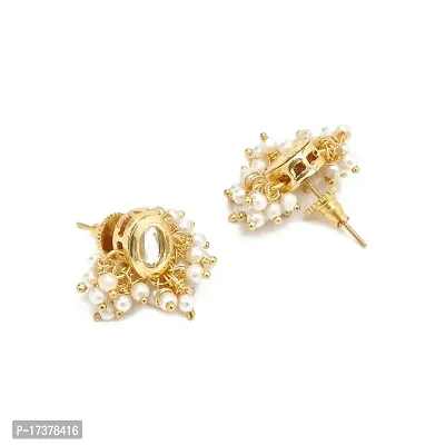 RIDHI SIDHI COLLECTION Gold Plated Kundan Earrings For WomenGirls-thumb2