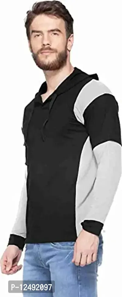 Jambul Regular Fit Cotton Men's Full Sleeve Hooded T-Shirt-thumb2