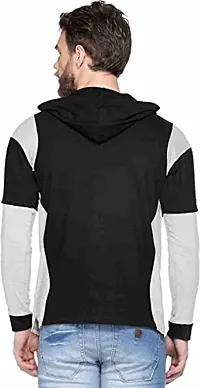 Jambul Regular Fit Cotton Men's Full Sleeve Hooded T-Shirt-thumb2