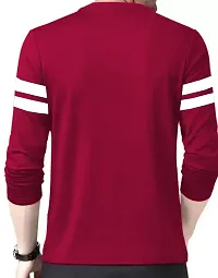 Maroon Cotton Tshirt For Men-thumb1