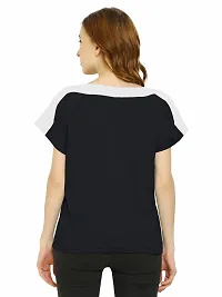 HEATHEX Women's Regular Funky Plain Cotton T-Shirt-thumb1