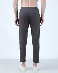 Classic Polyester Solid Track Pants for Men-thumb2