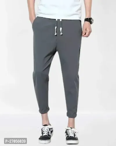 Men's Soft Cotton Spandex Track Pants-thumb0