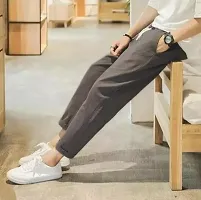 Men's Soft Cotton Spandex Track Pants-thumb2