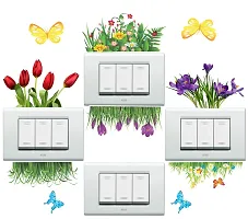 Madhuban Dcor Beautiful Grass Switch Penal Sticker for Decorate Your Home-thumb3