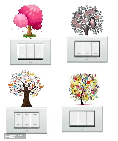 Colorful Tree Switch Wall Sticker