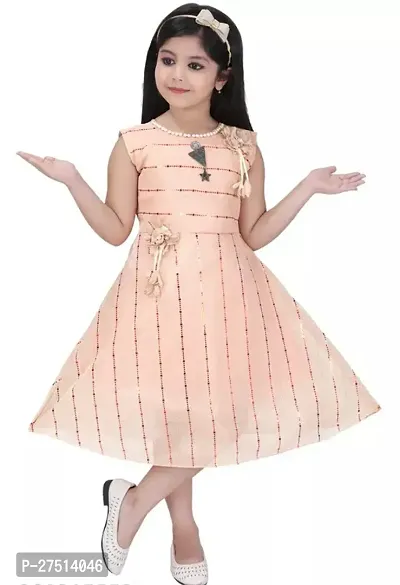 Classic Georgette Printed Frocks for Kids Girls
