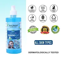 Shuraim Essentials Alovera-Mint Combo Shaving Gel Non Foaming Clear Cut Professional (1000 Ml) Pack Of 2-thumb1