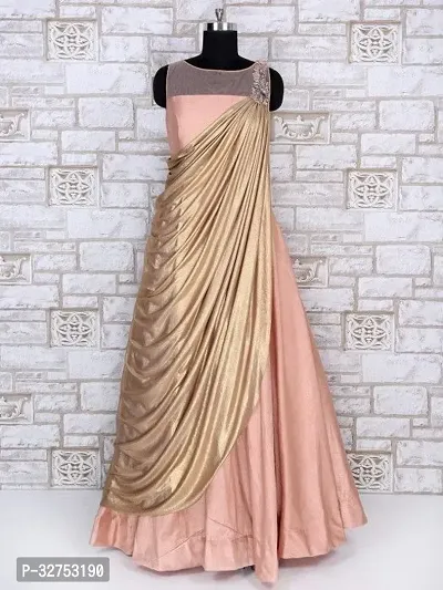 Blend Stitched Anarkali Gown-thumb0