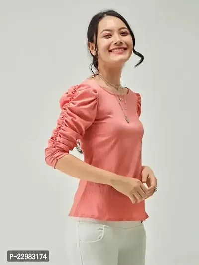 Stylish Women Polyester Casual Top-thumb0