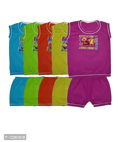 Baby Boys Casual T-shirt Shorts (Multicolor pack of 5 )
